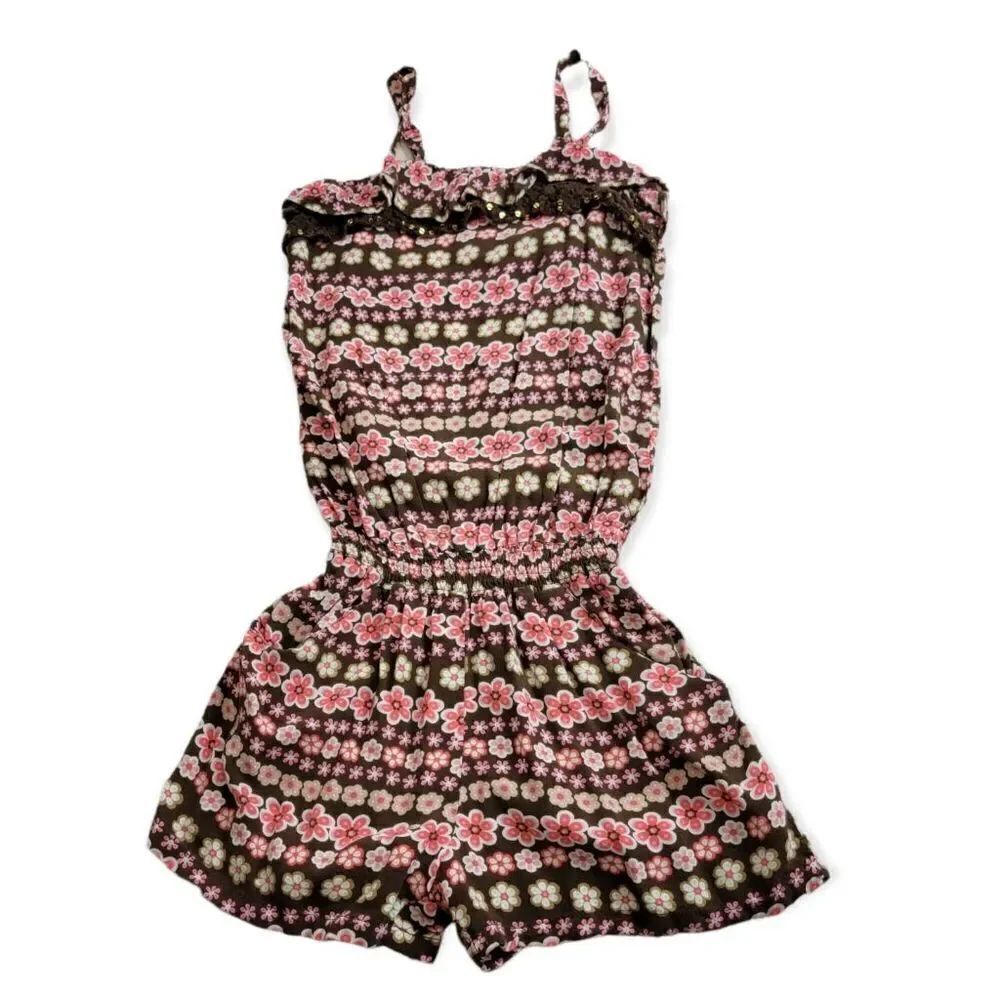 Justice Floral Romper 10